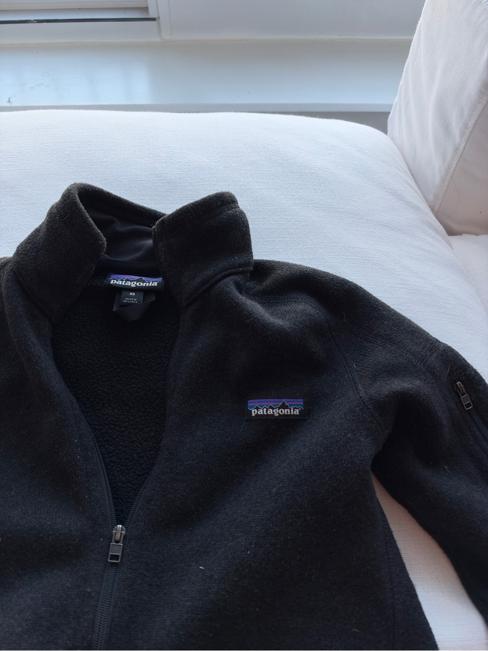 NEW w/o tag Patagonia womens better sweater Full-Zip Fleece Jacket black size XS